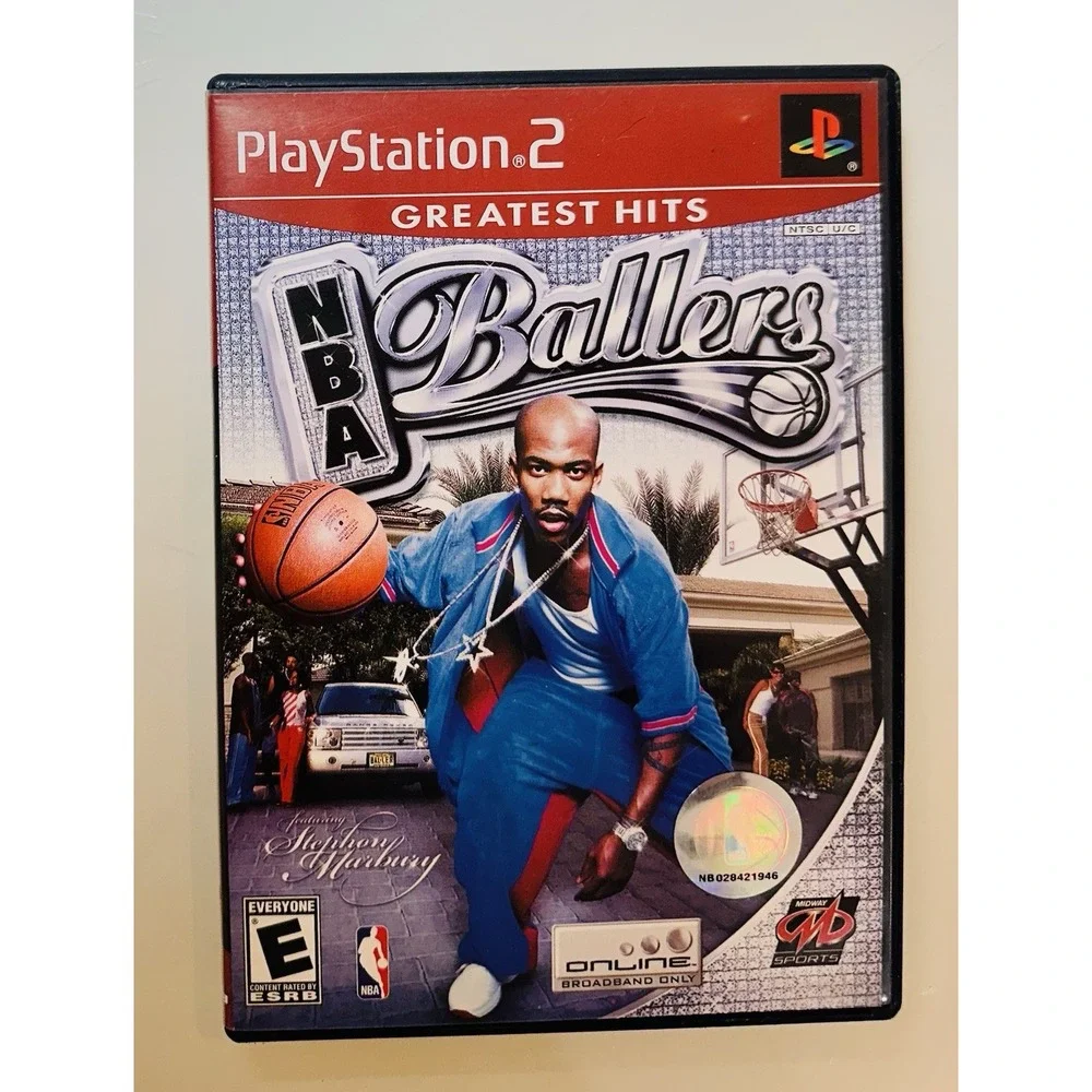 PlayStation 2 PS2 5 Game Lot - Madden NFL 09/ NBA Ballers/ Tiger Woods/Pinball